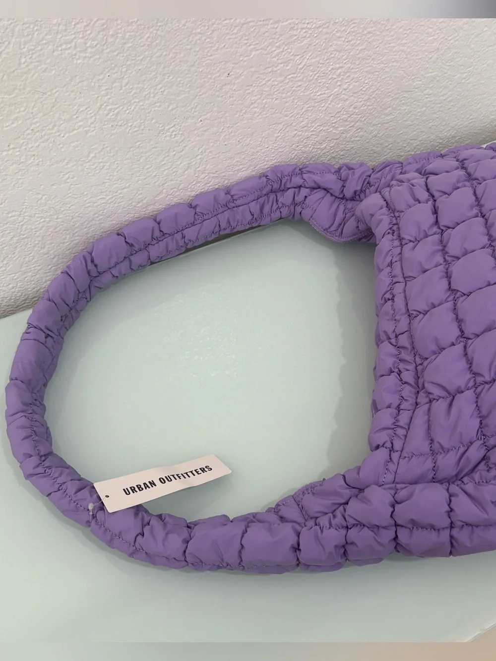Urban Outfitters Out From Under Caitlin Quilted Crossbody Bag Purple Lilac